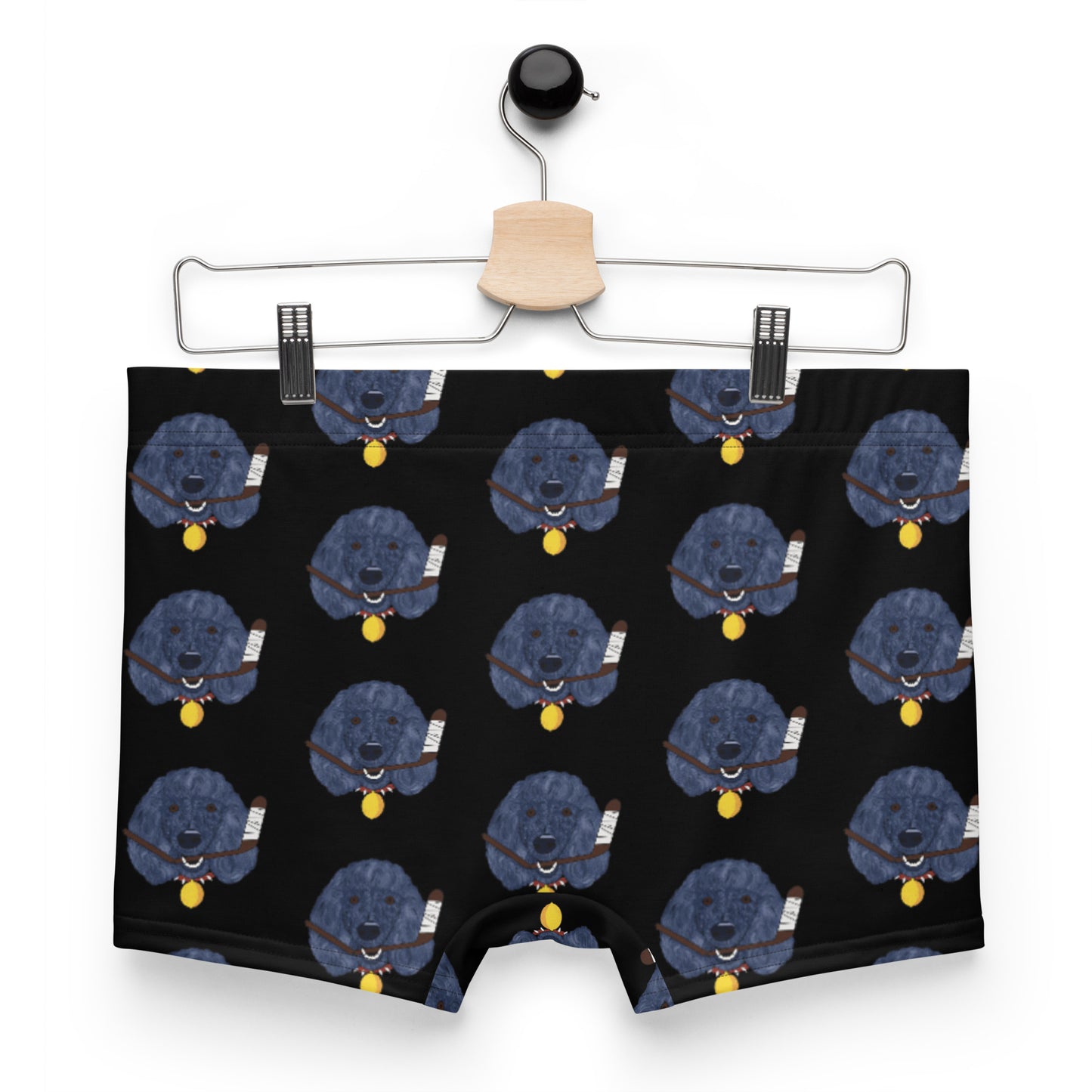 Lemon Citrus Standard Poodles Boxer Briefs