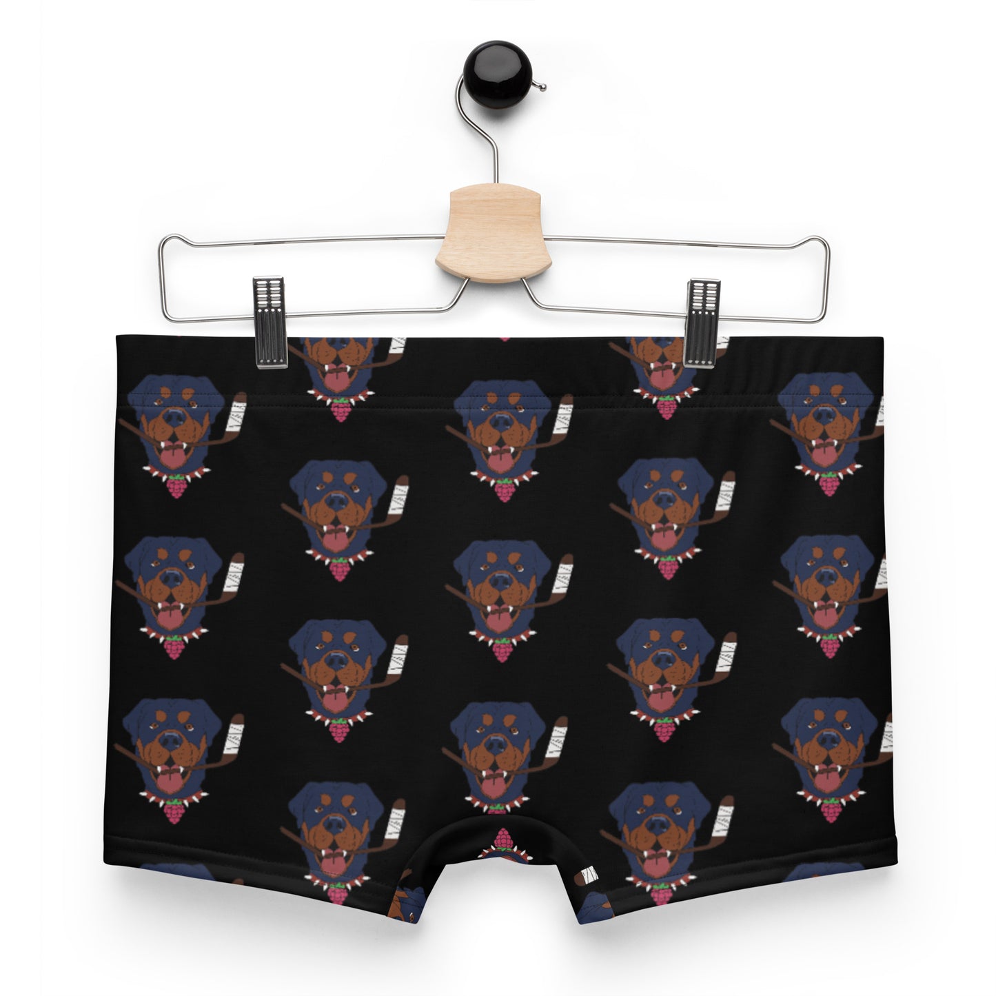 Raspberry Rottweilers Boxer Briefs