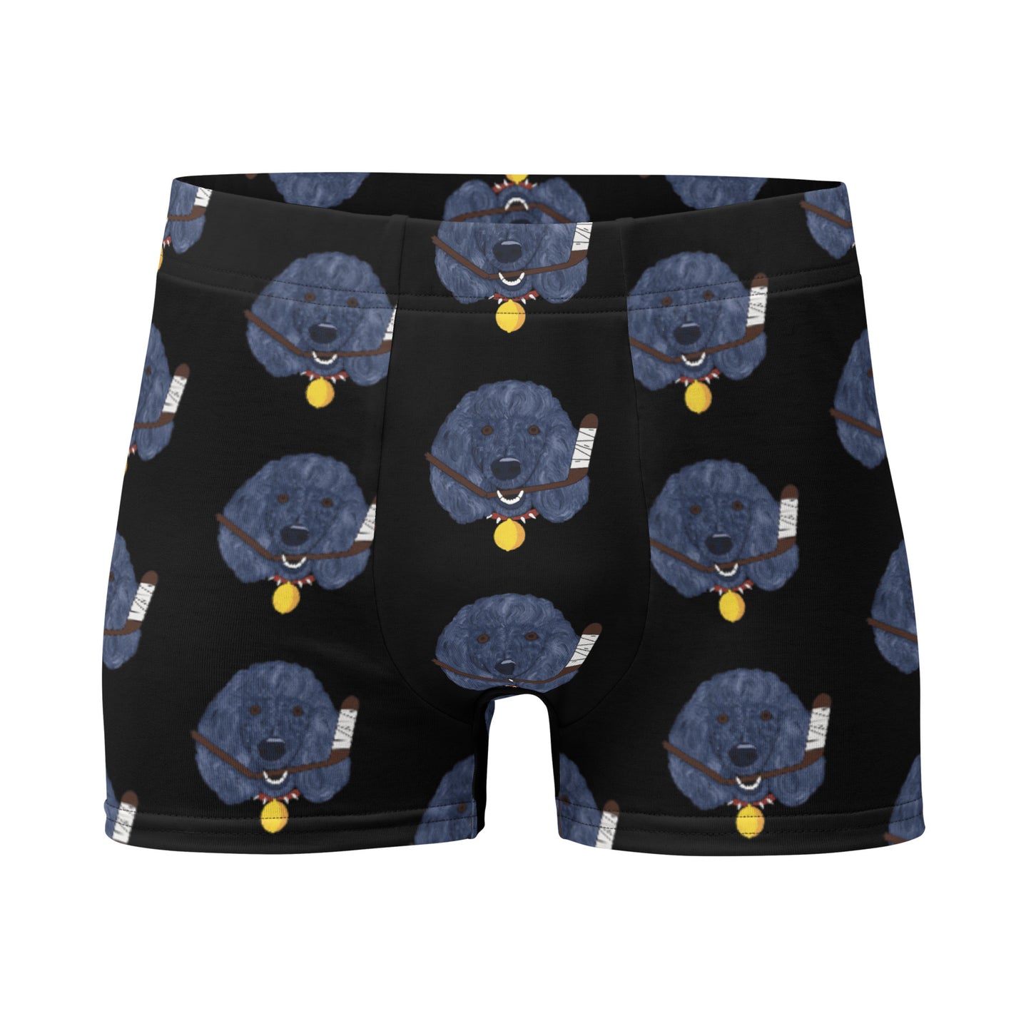 Lemon Citrus Standard Poodles Boxer Briefs