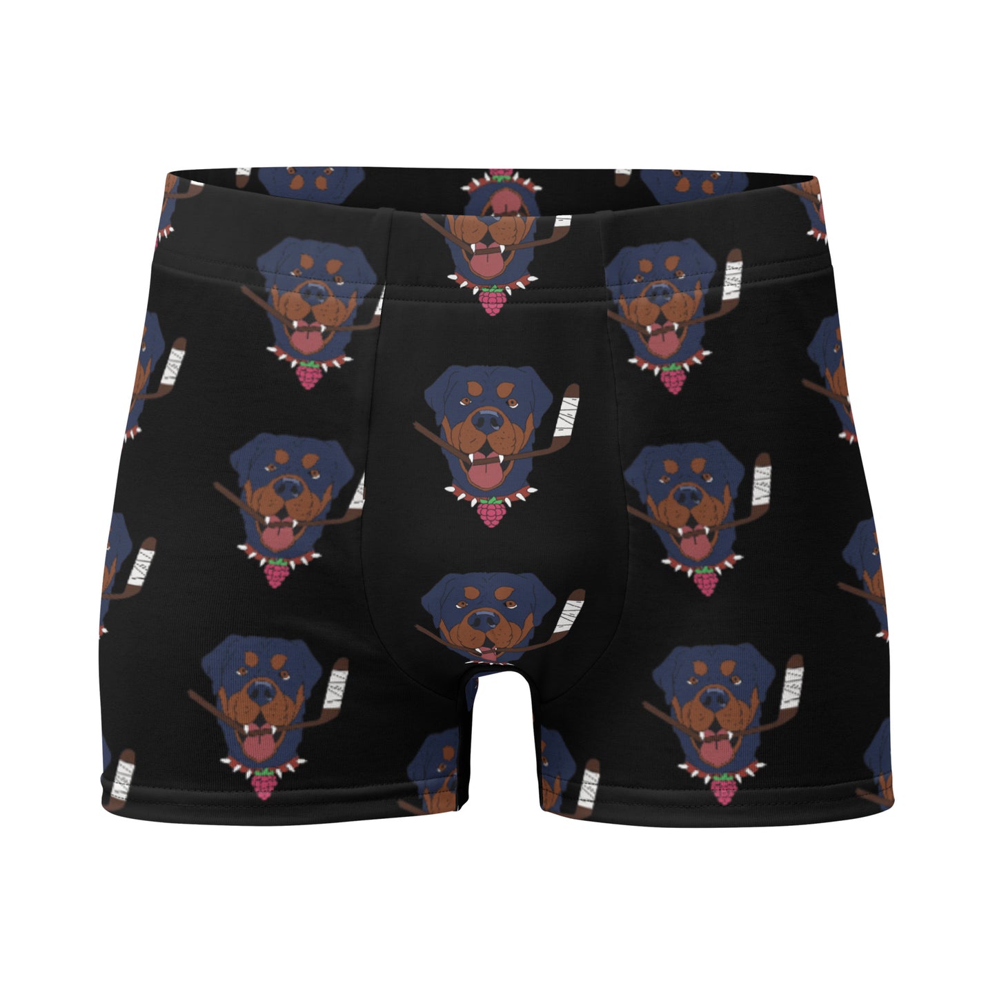 Raspberry Rottweilers Boxer Briefs