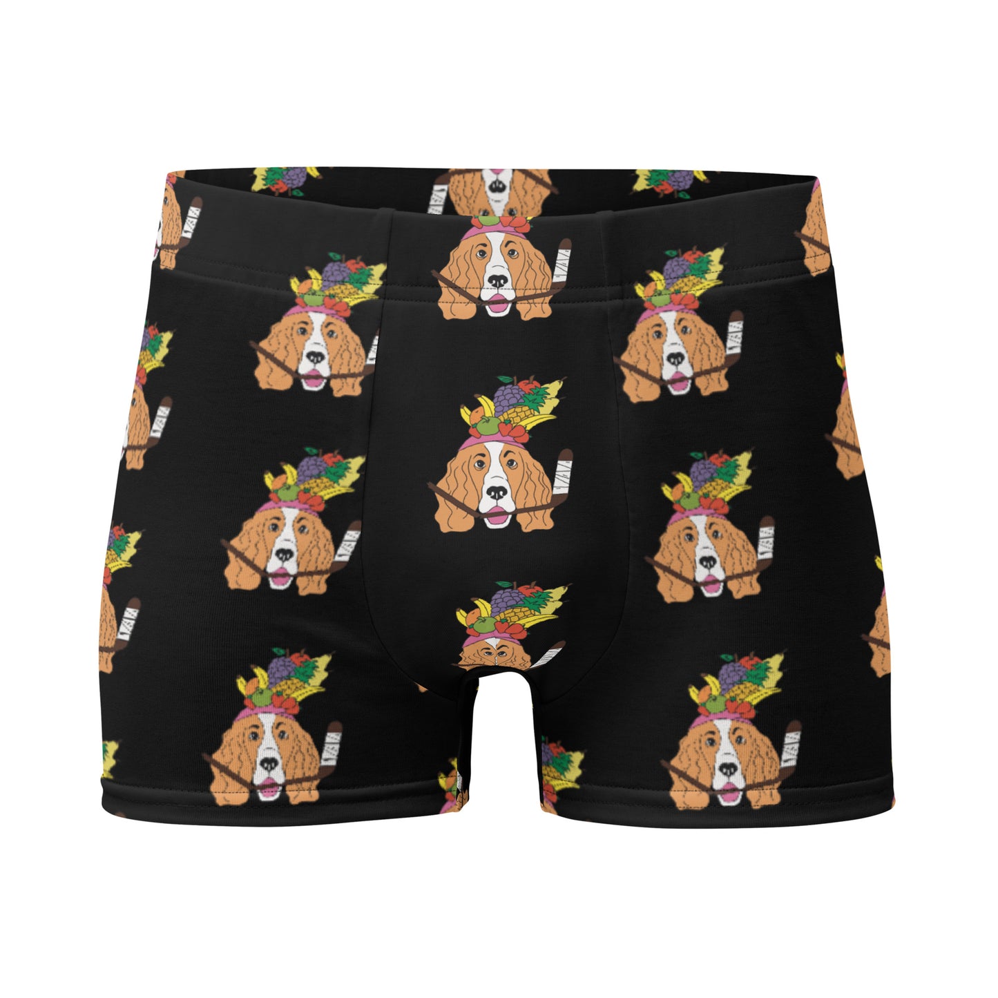 Fruit Salad French Spaniels Boxer Briefs