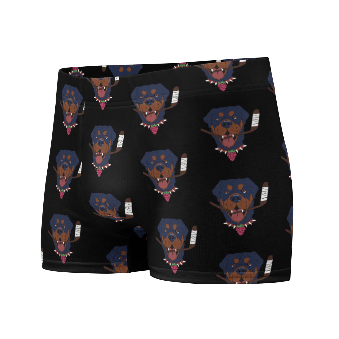 Raspberry Rottweilers Boxer Briefs