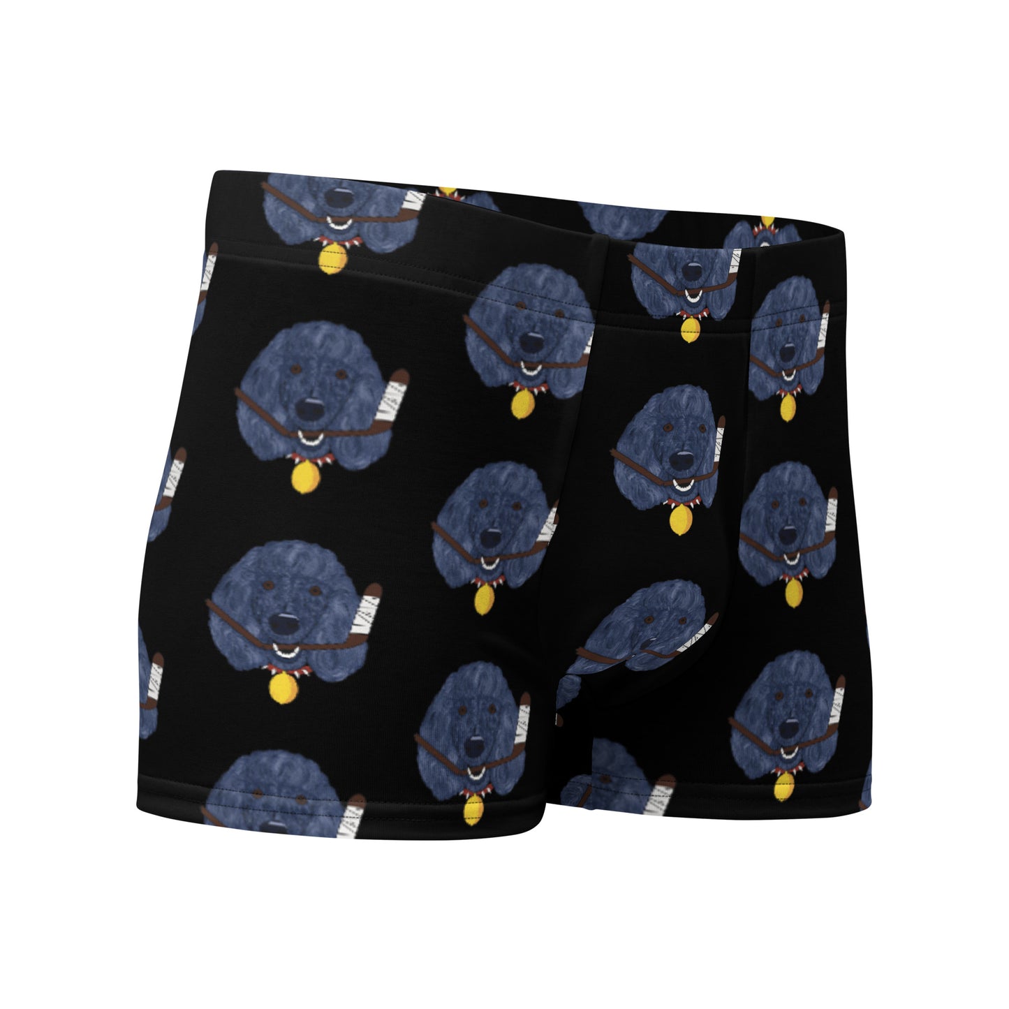 Lemon Citrus Standard Poodles Boxer Briefs