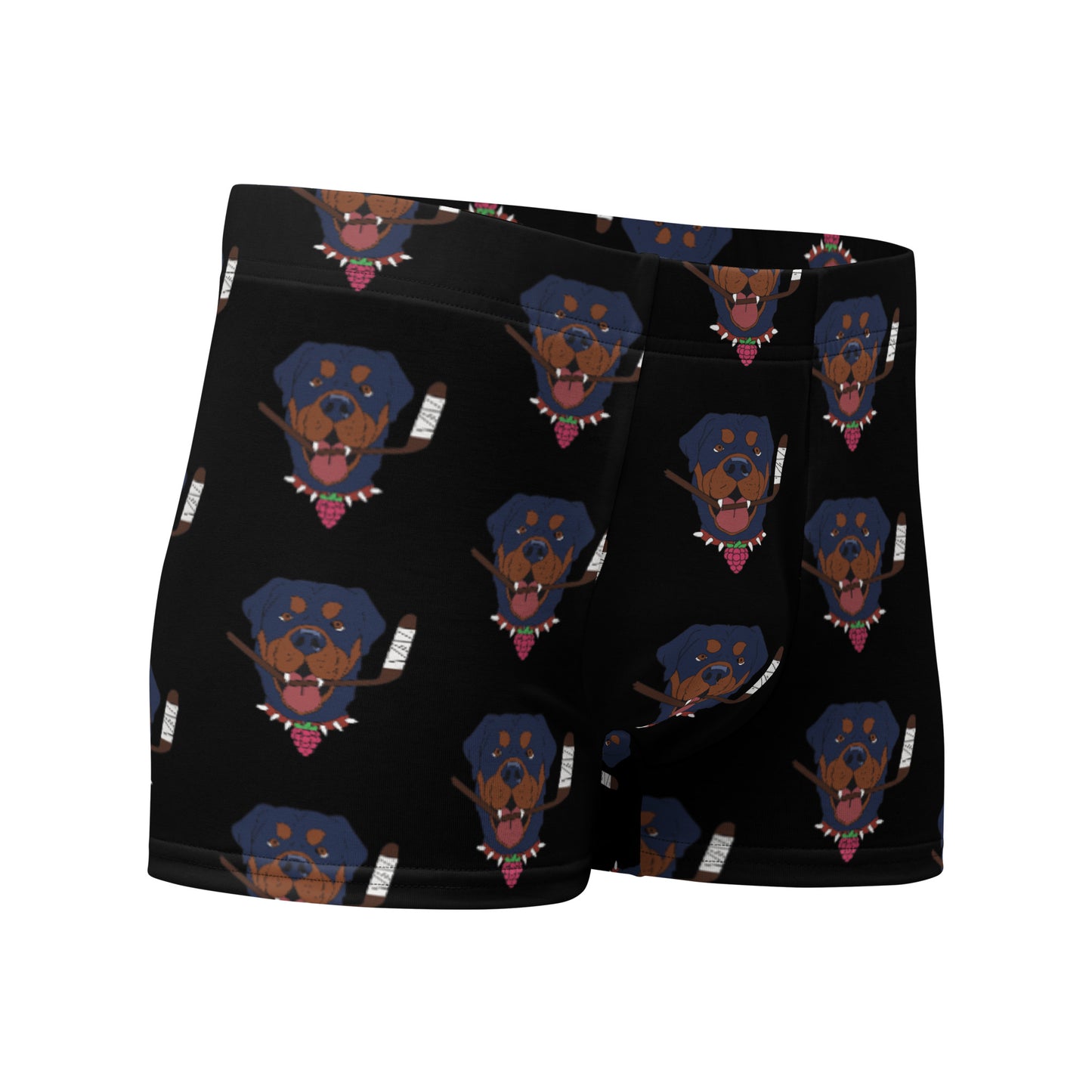 Raspberry Rottweilers Boxer Briefs