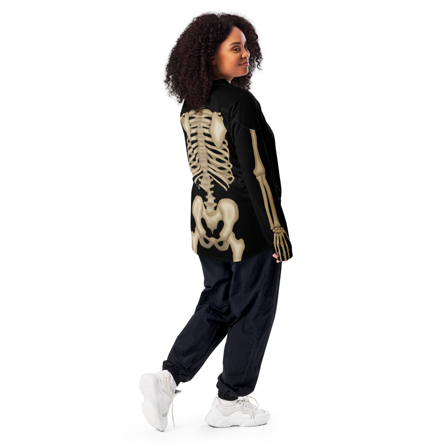 Skeleton Halloween Hockey Jersey