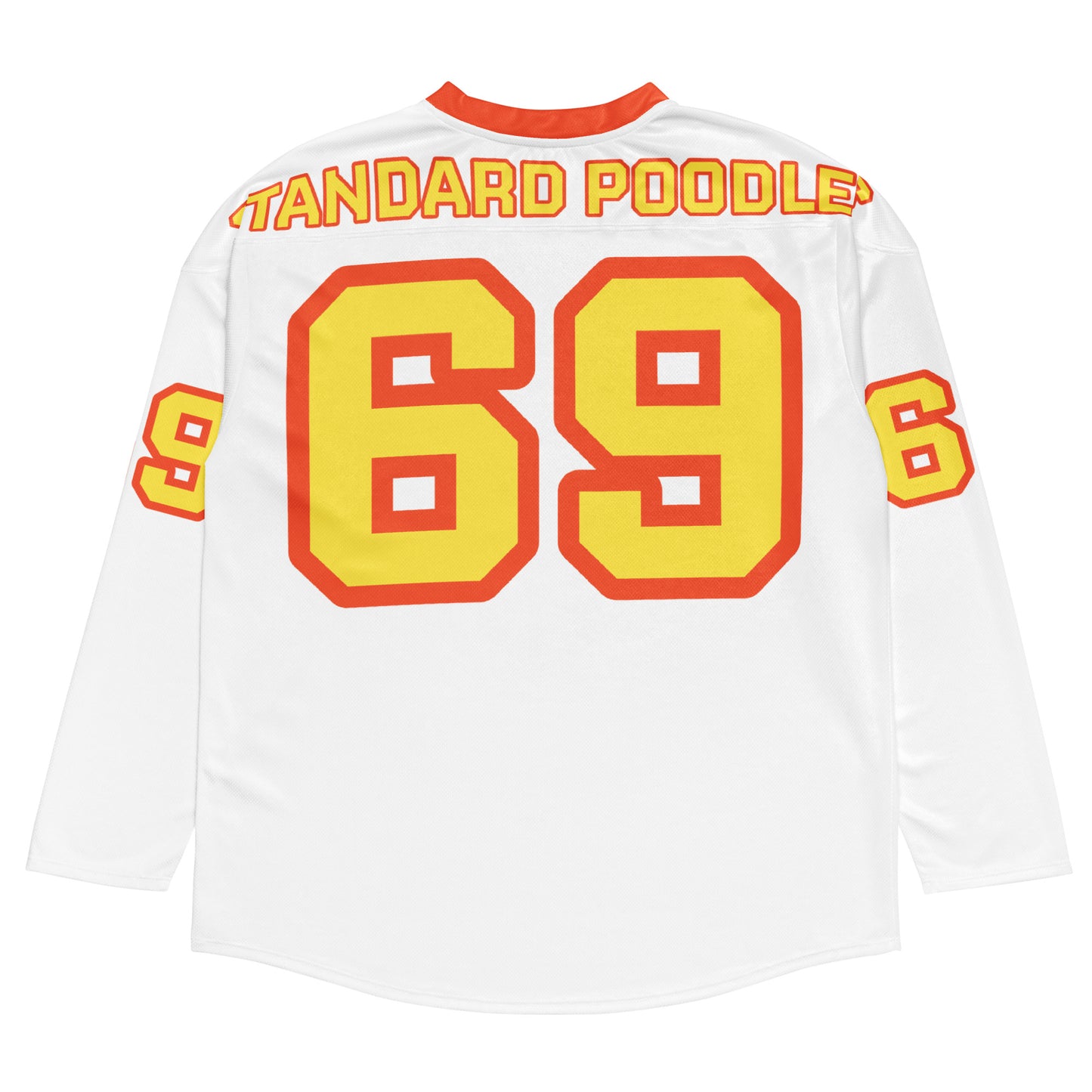 Lemon Citrus Standard Poodles Personalised Hockey Jersey