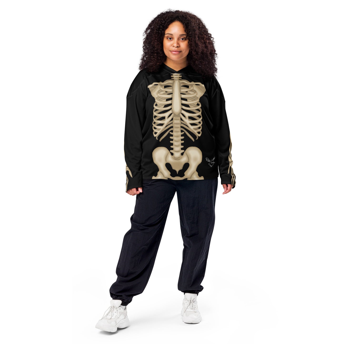 Skeleton Halloween Hockey Jersey