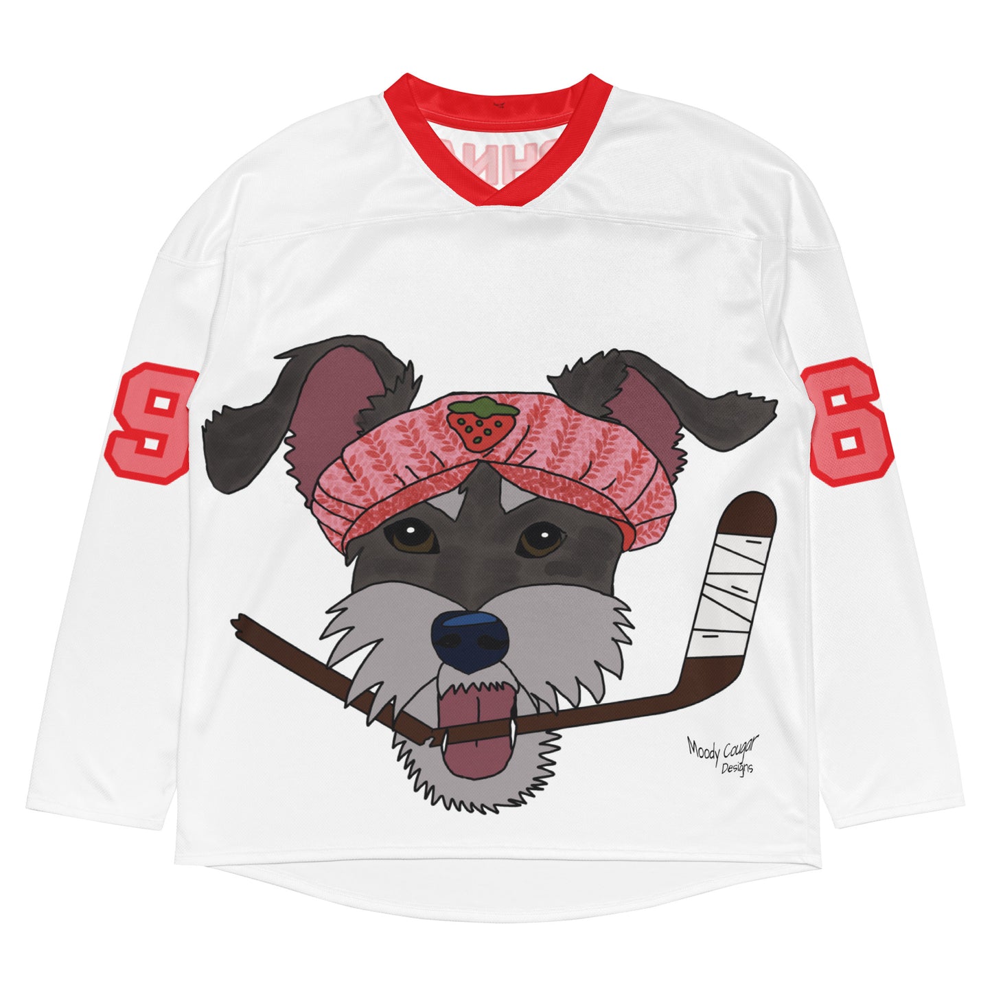 Strawberry Shortcake Miniature Schnauzers Personalised Hockey Jersey