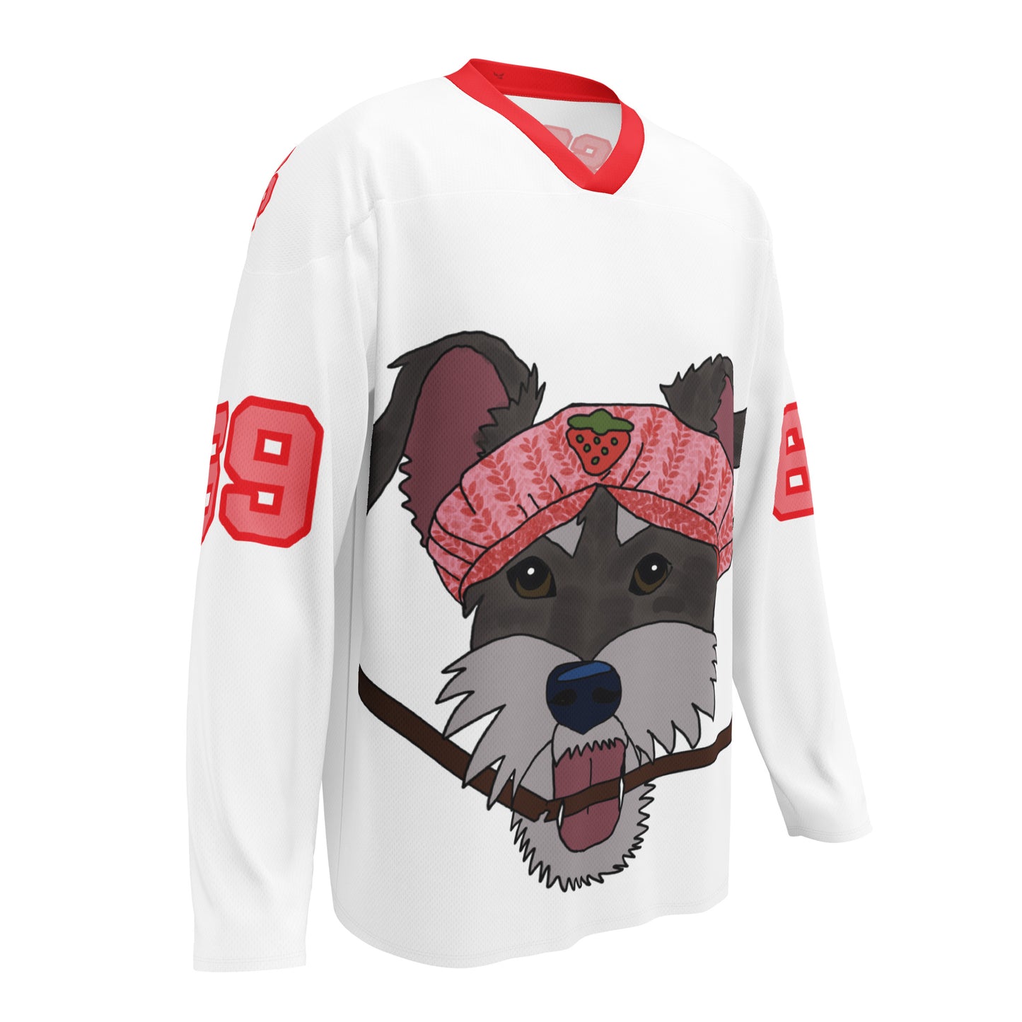 Strawberry Shortcake Miniature Schnauzers Personalised Hockey Jersey