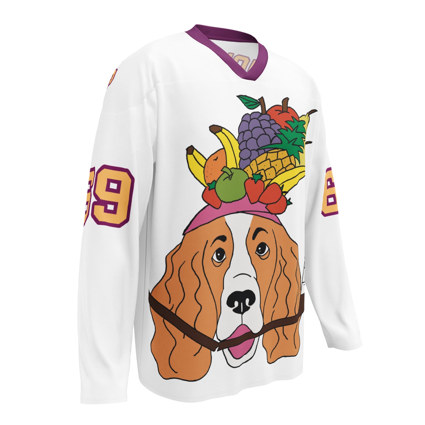 Fruit Salad French Spaniels Personalised Hockey Jersey