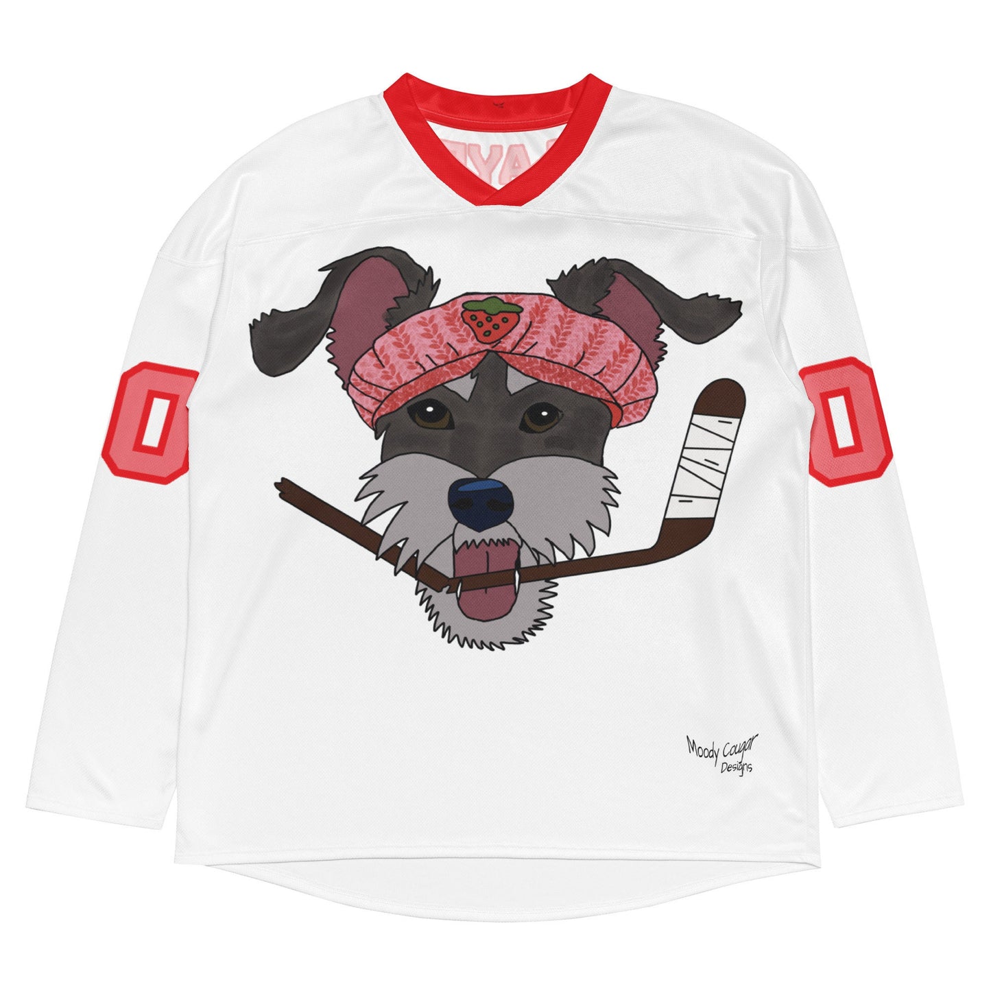 Strawberry Shortcake Miniature Schnauzers Personalised Hockey Jersey