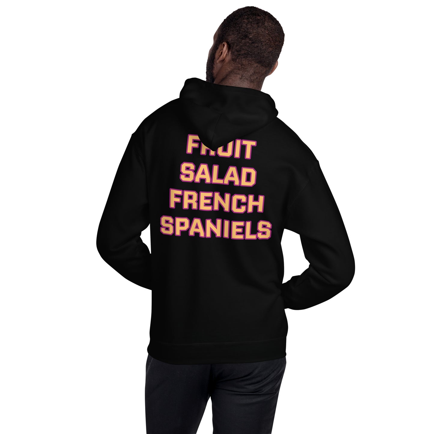 Fruit Salad French Spaniels Hockey Hoodie