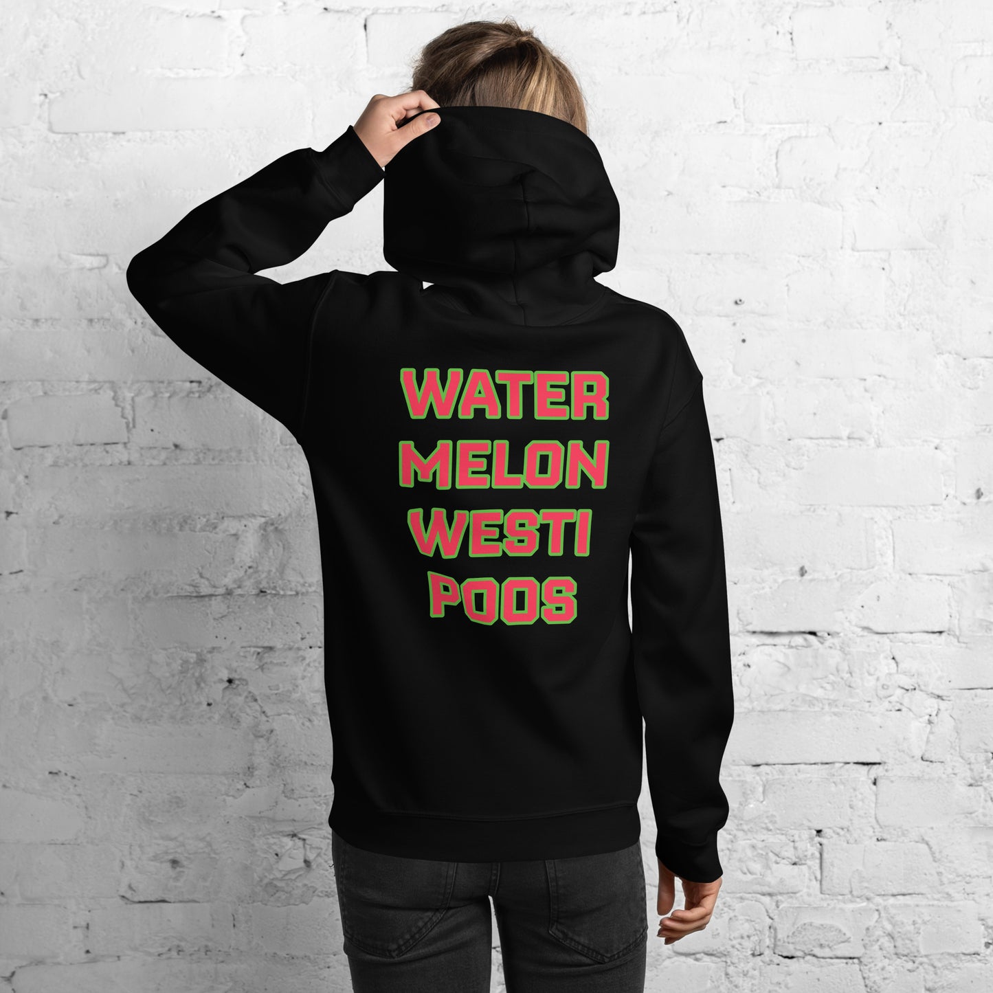 Watermelon Westipoos Hockey Hoodie