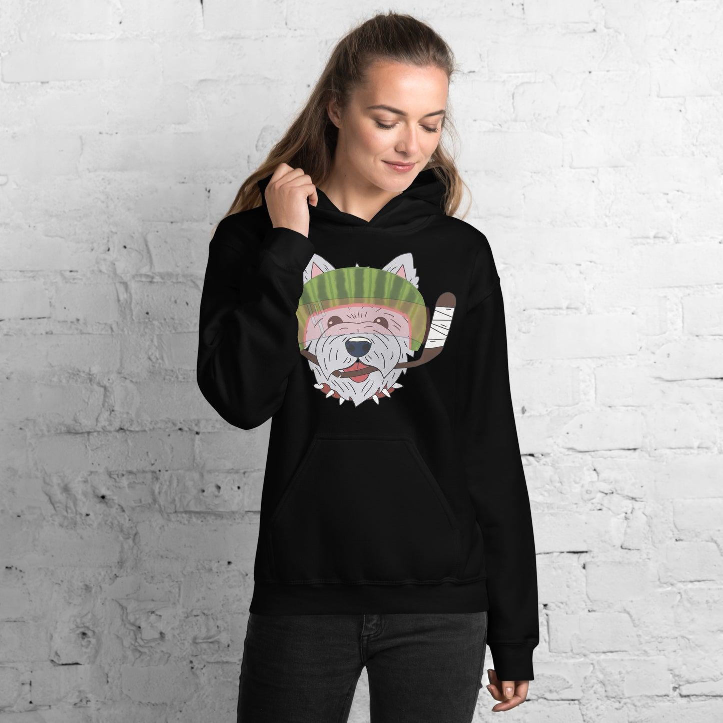 Watermelon Westipoos Hockey Hoodie