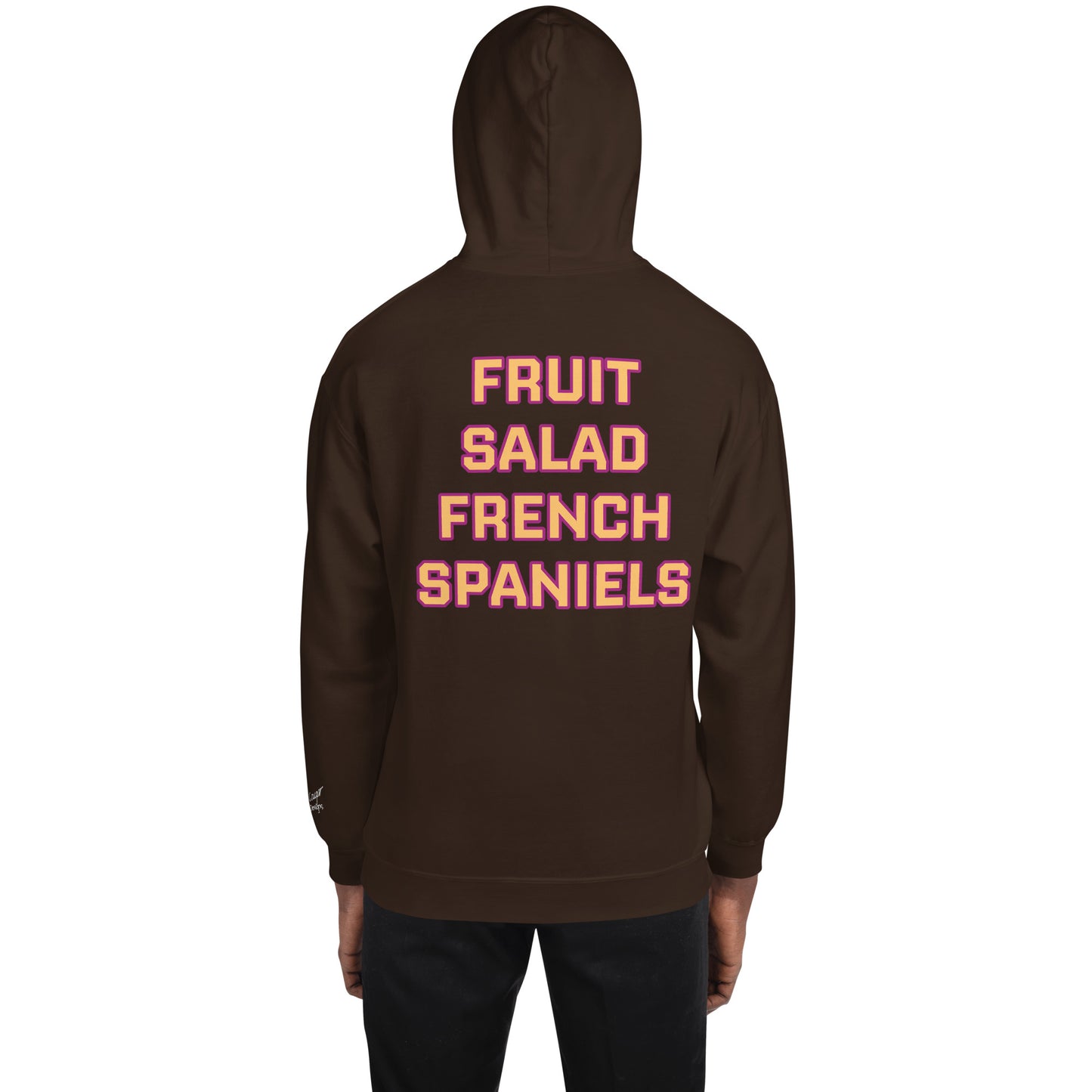 Fruit Salad French Spaniels Hockey Hoodie