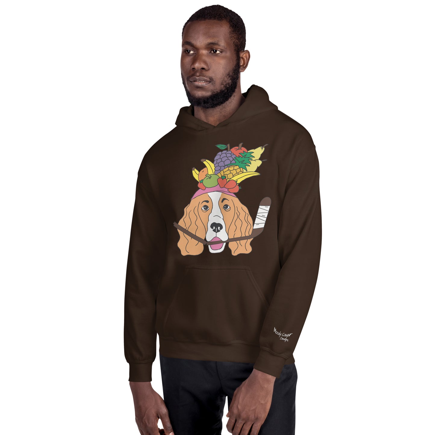 Fruit Salad French Spaniels Hockey Hoodie