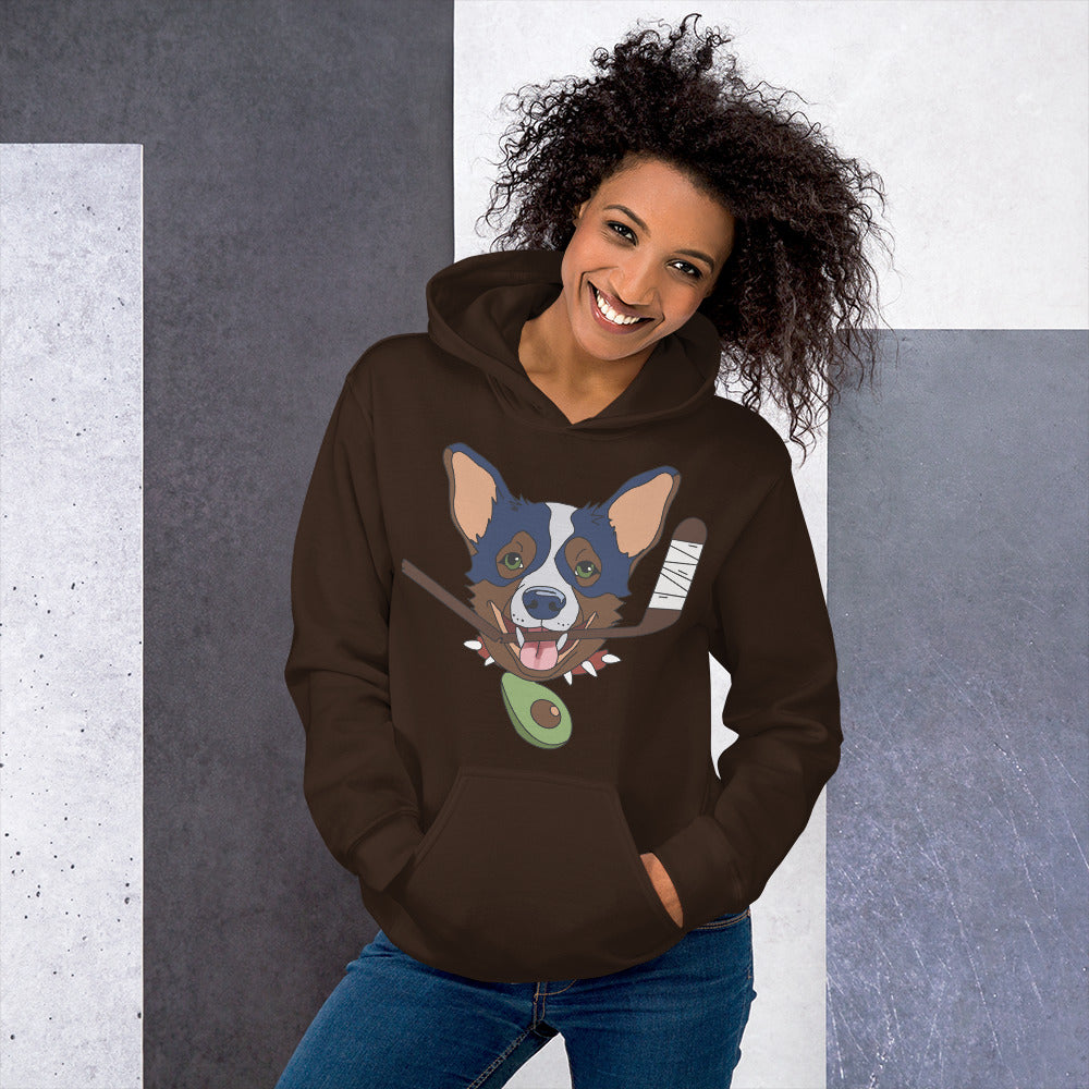 Avocado Australian Stumpy Tailed Cattle Dogs Hockey Hoodie