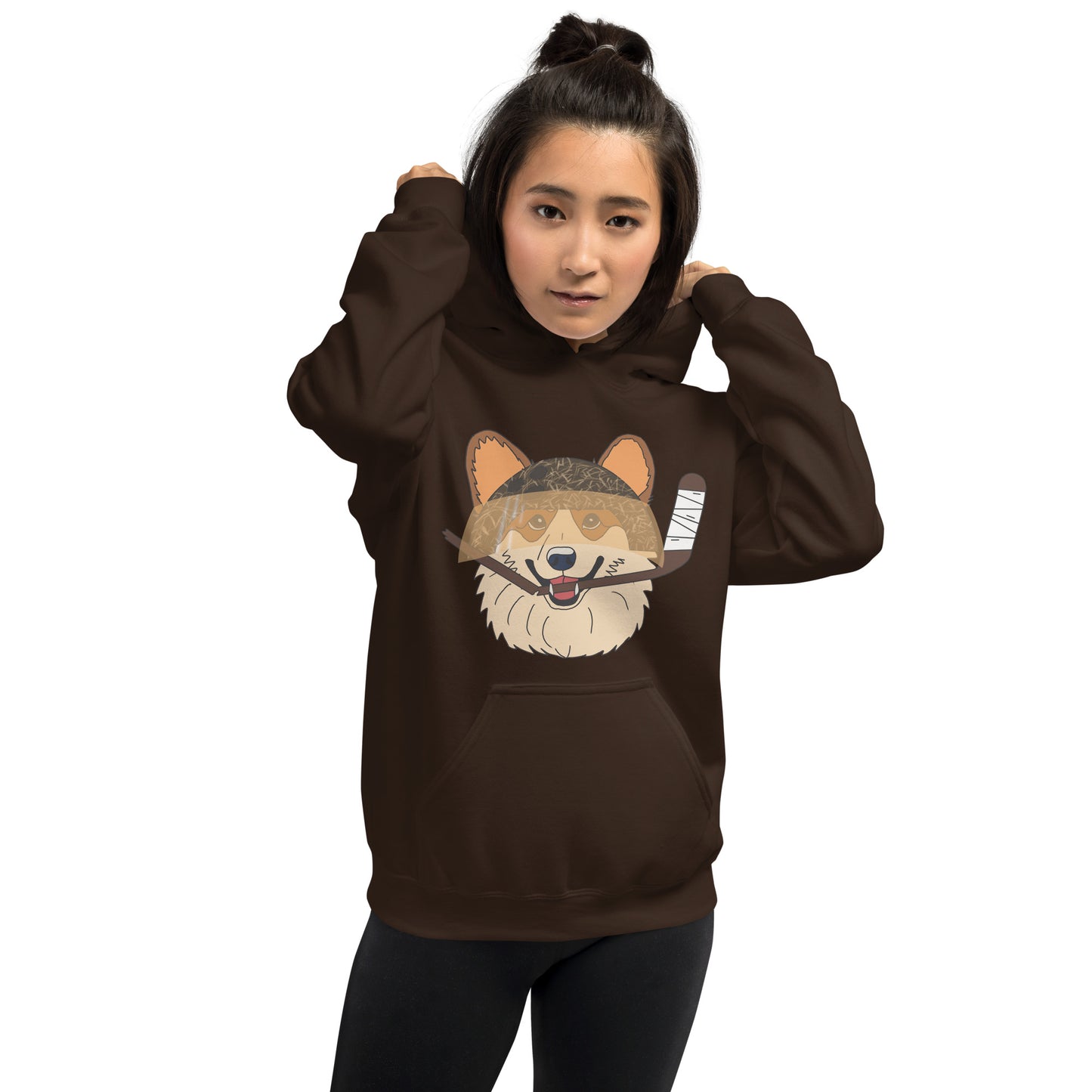 Coconut Corgies Hockey Hoodie