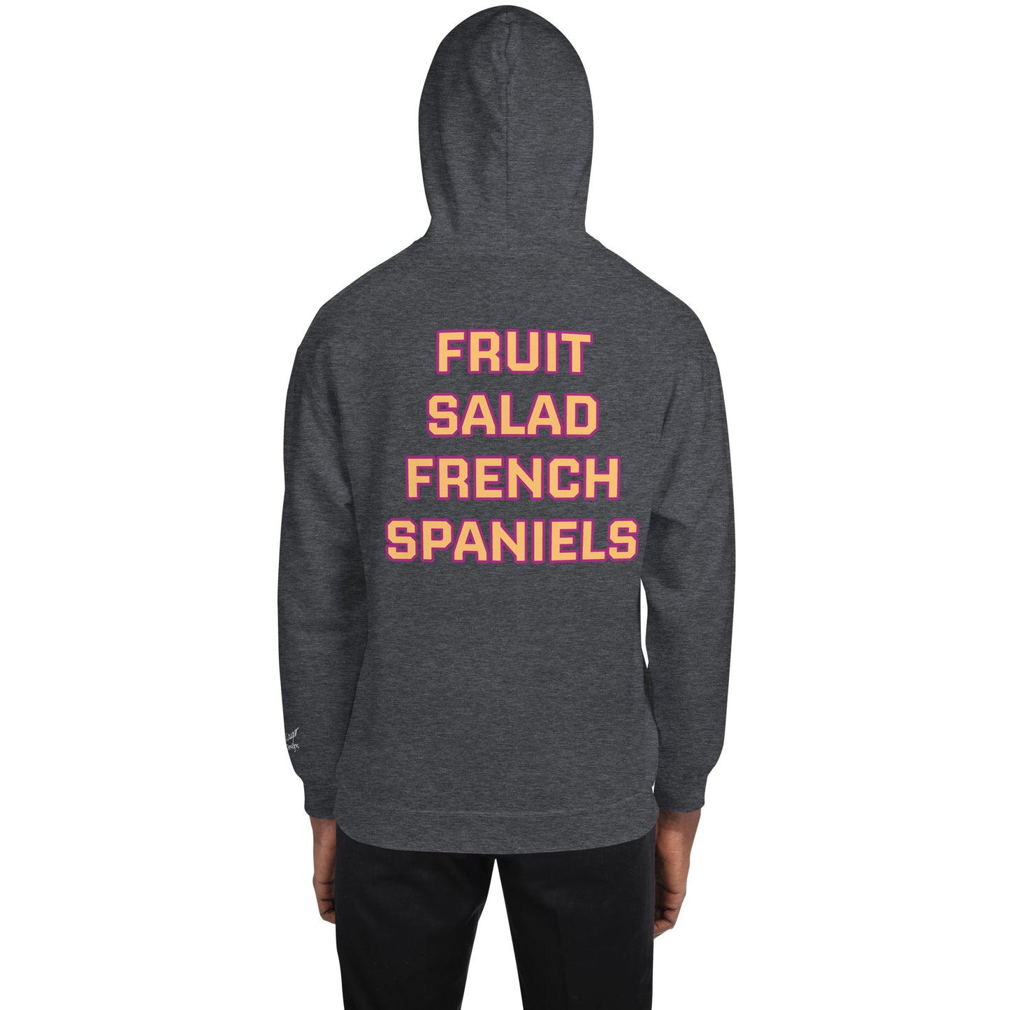 Fruit Salad French Spaniels Hockey Hoodie