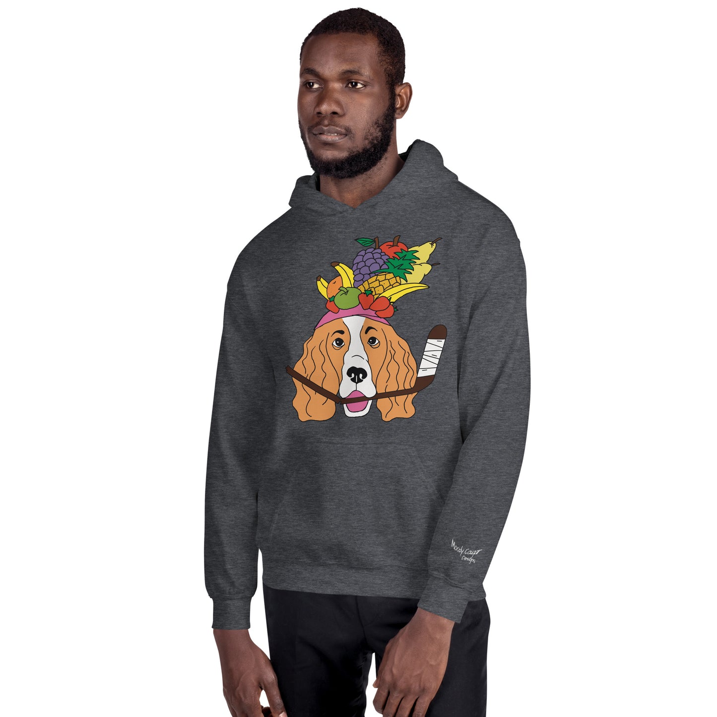 Fruit Salad French Spaniels Hockey Hoodie