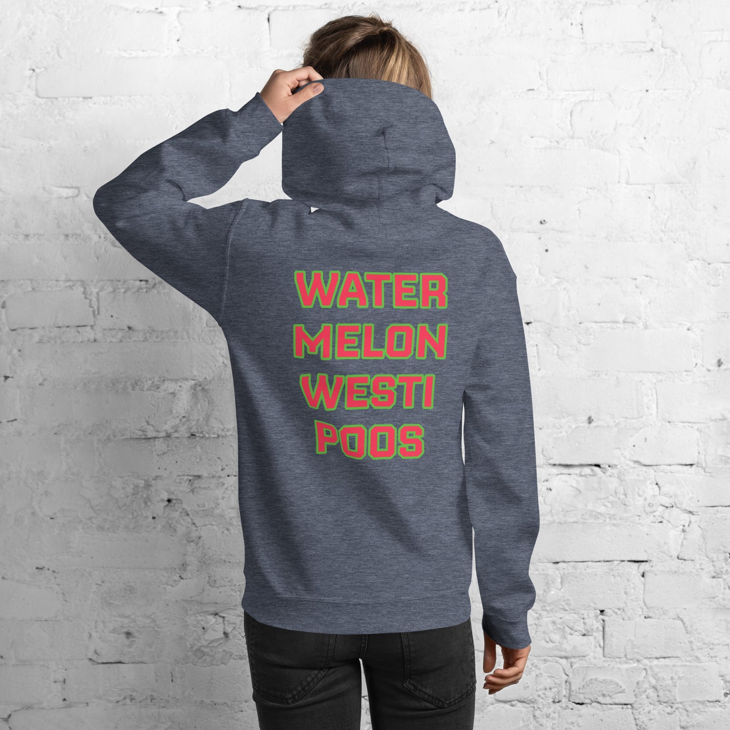 Watermelon Westipoos Hockey Hoodie