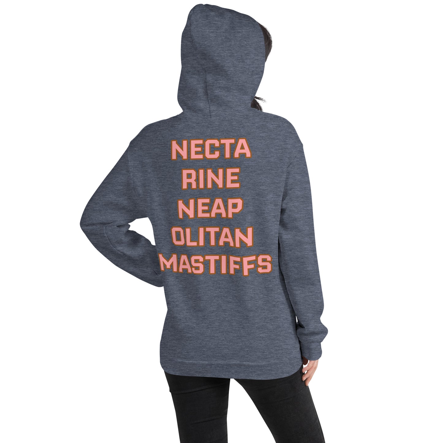 Nectarine Neapolitan Mastiffs Hockey Hoodie