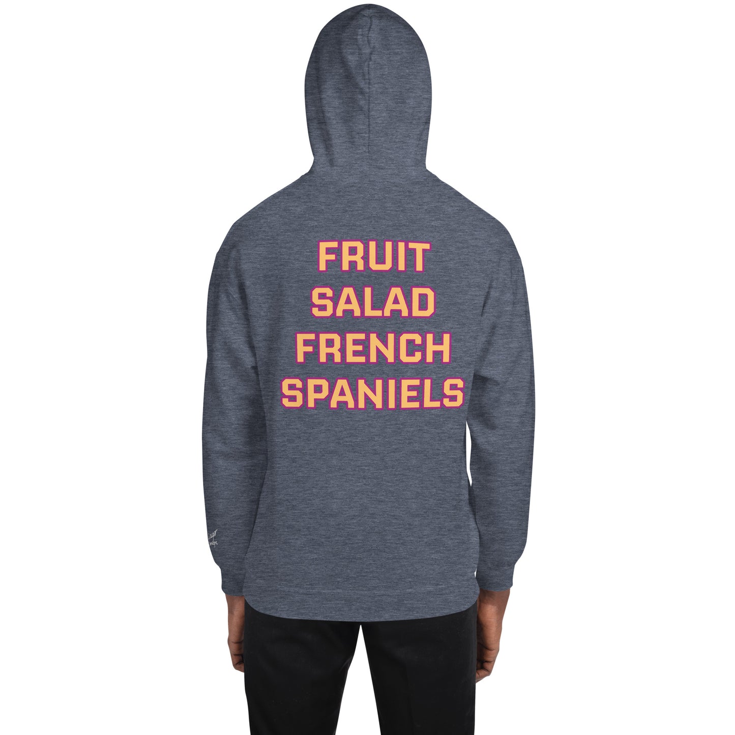 Fruit Salad French Spaniels Hockey Hoodie