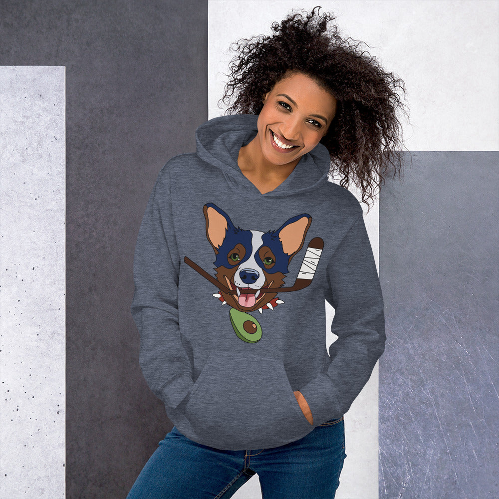 Avocado Australian Stumpy Tailed Cattle Dogs Hockey Hoodie