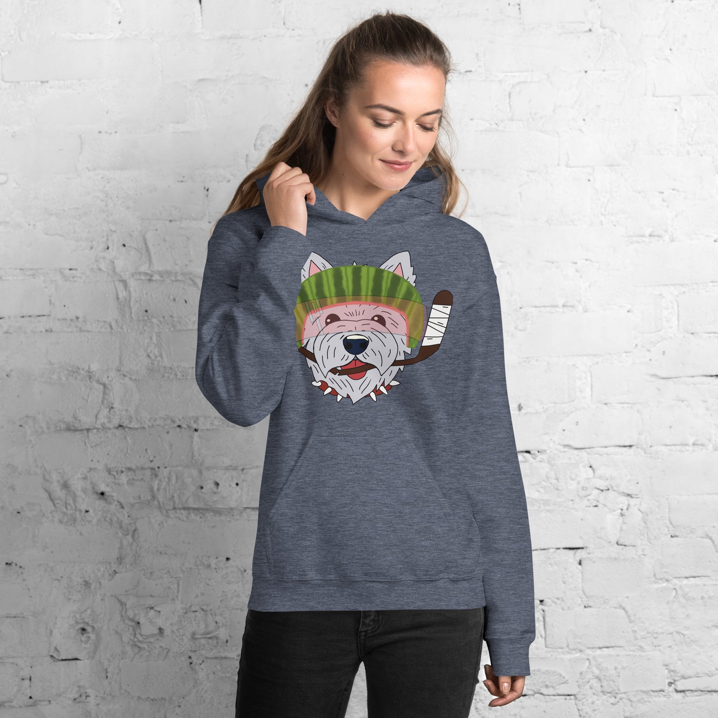 Watermelon Westipoos Hockey Hoodie