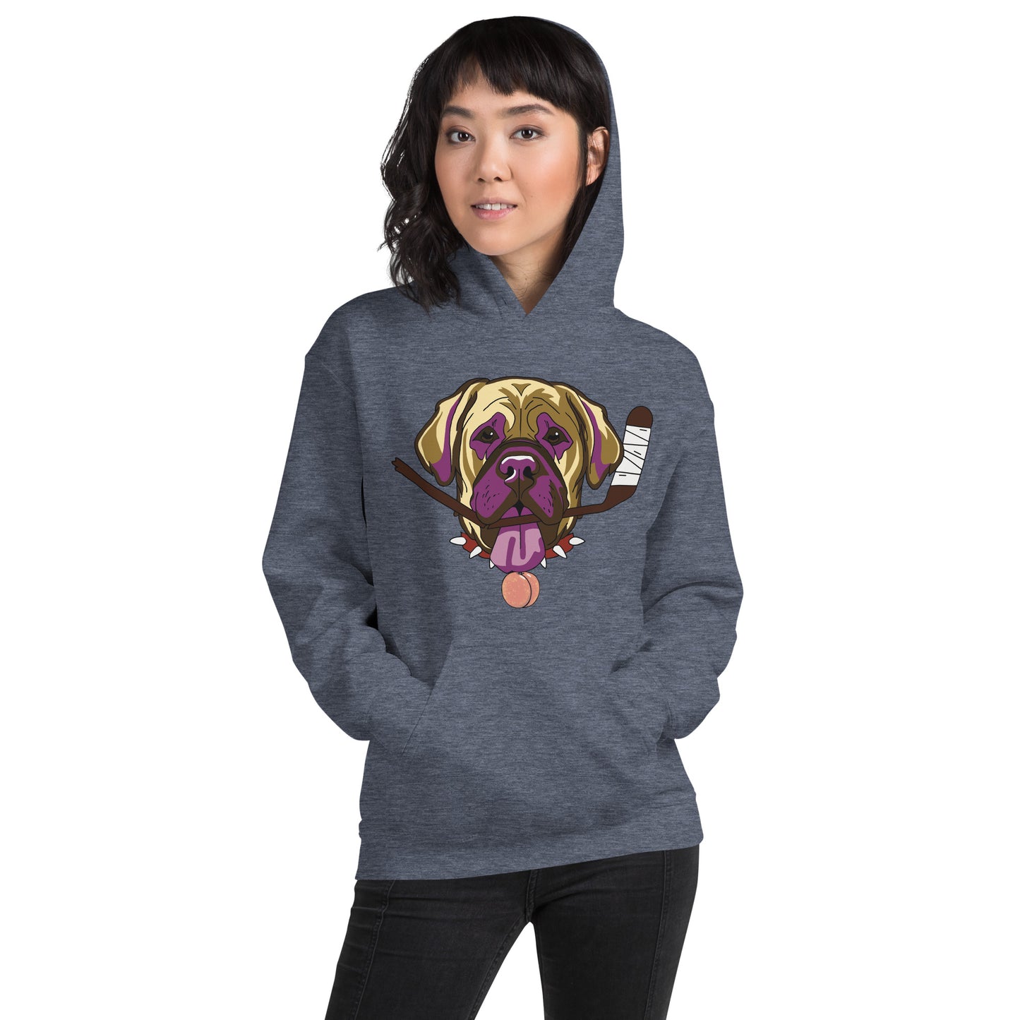 Nectarine Neapolitan Mastiffs Hockey Hoodie