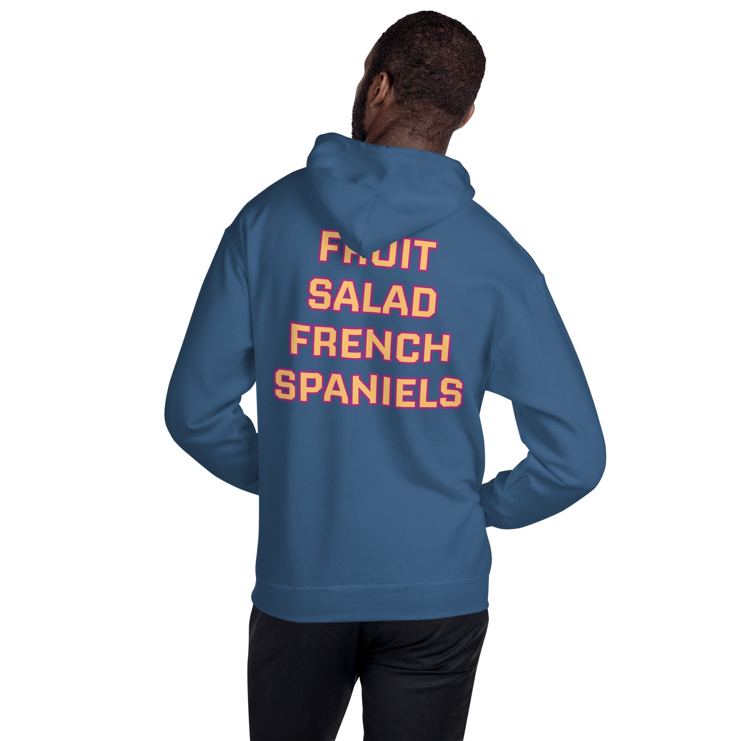 Fruit Salad French Spaniels Hockey Hoodie