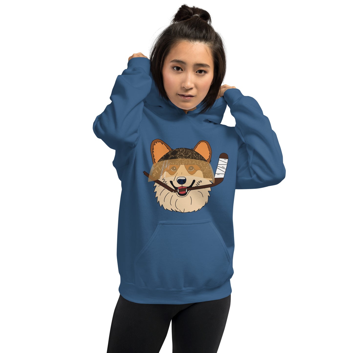 Coconut Corgies Hockey Hoodie