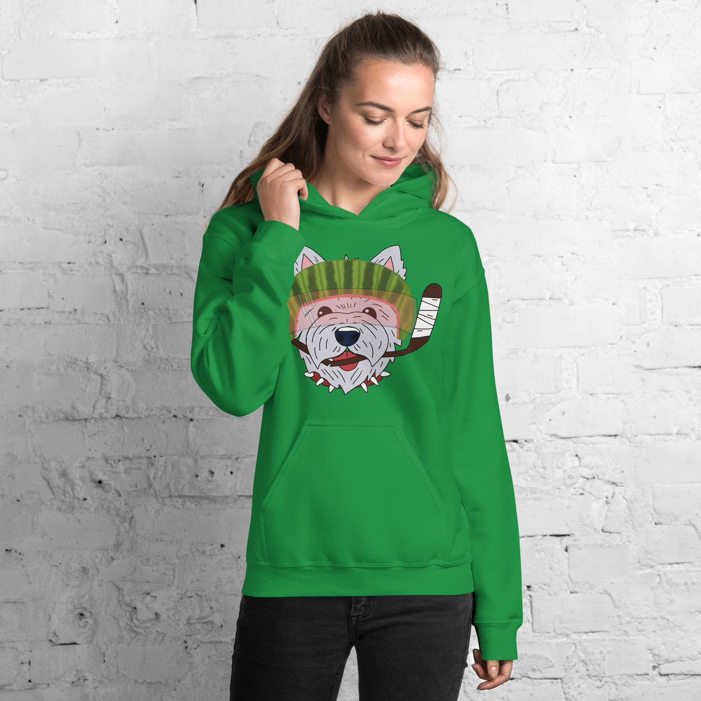 Watermelon Westipoos Hockey Hoodie