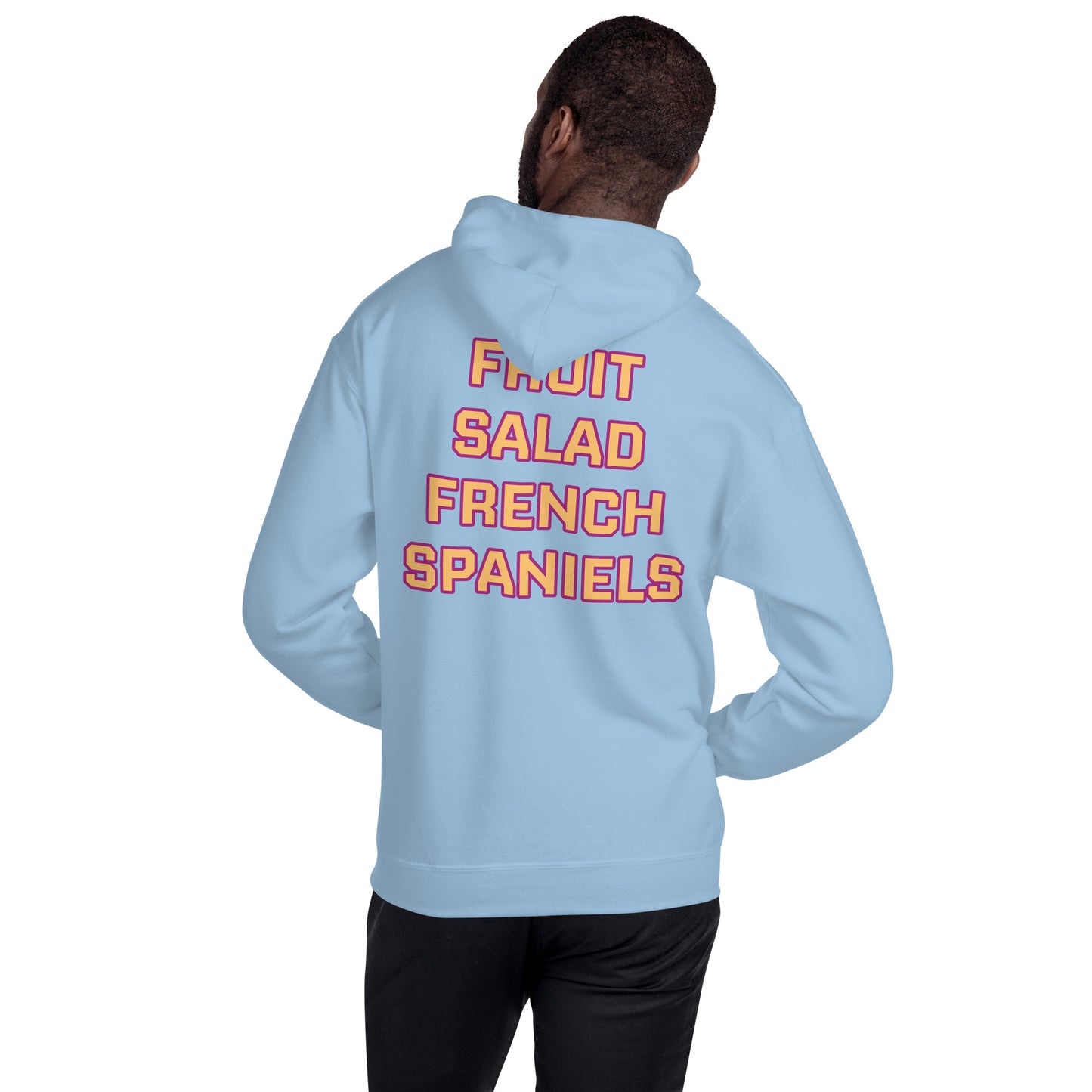 Fruit Salad French Spaniels Hockey Hoodie