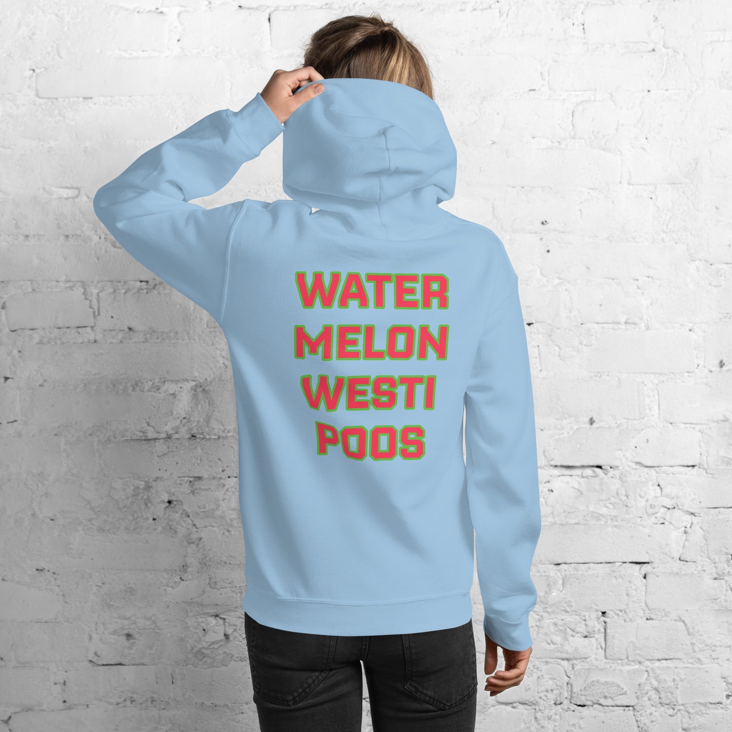 Watermelon Westipoos Hockey Hoodie