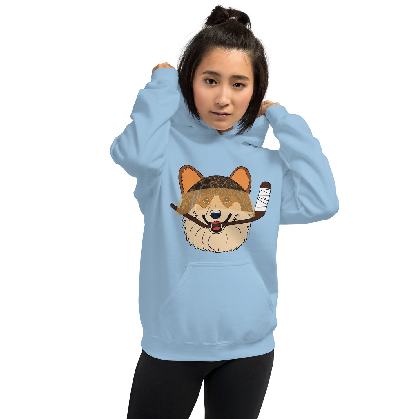 Coconut Corgies Hockey Hoodie