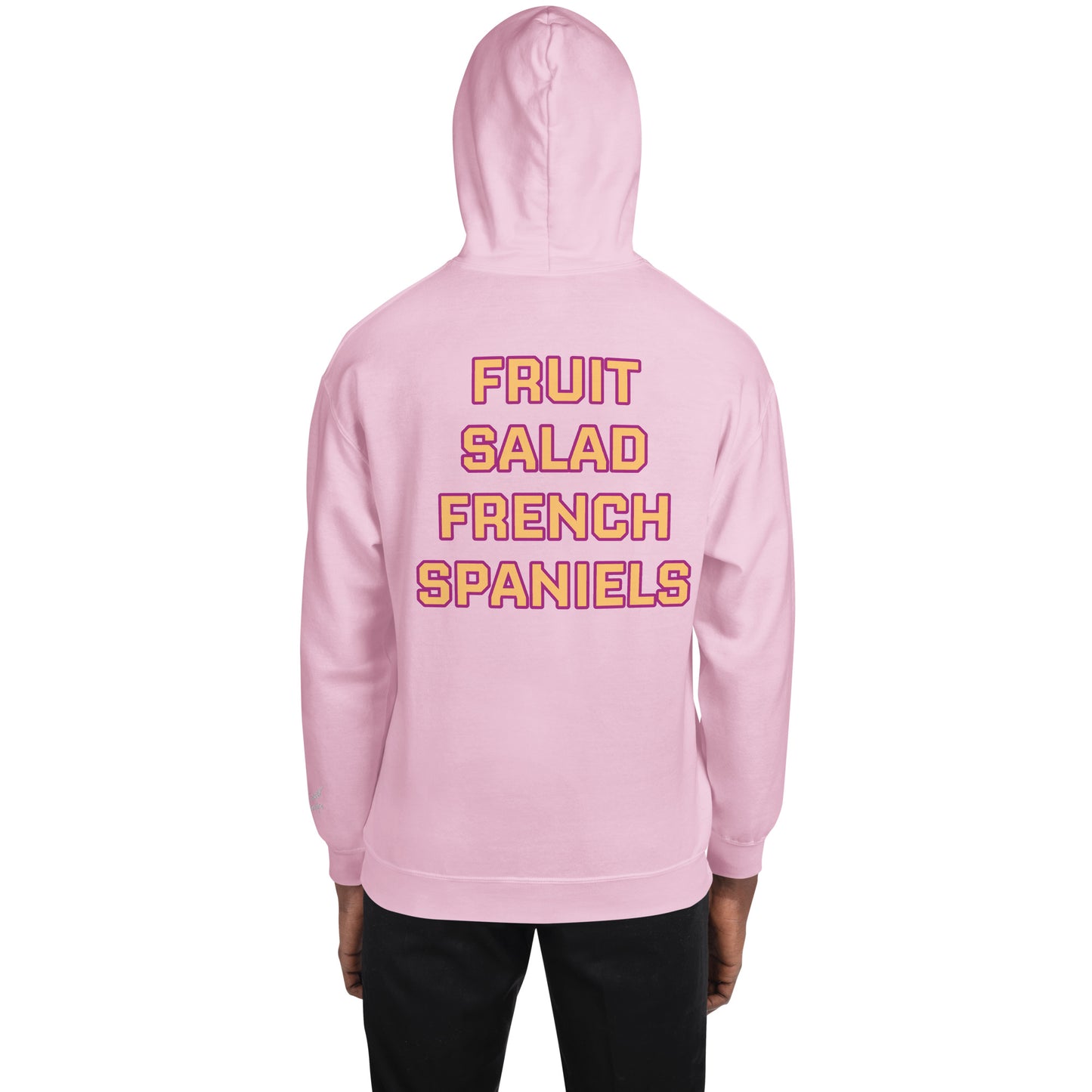 Fruit Salad French Spaniels Hockey Hoodie