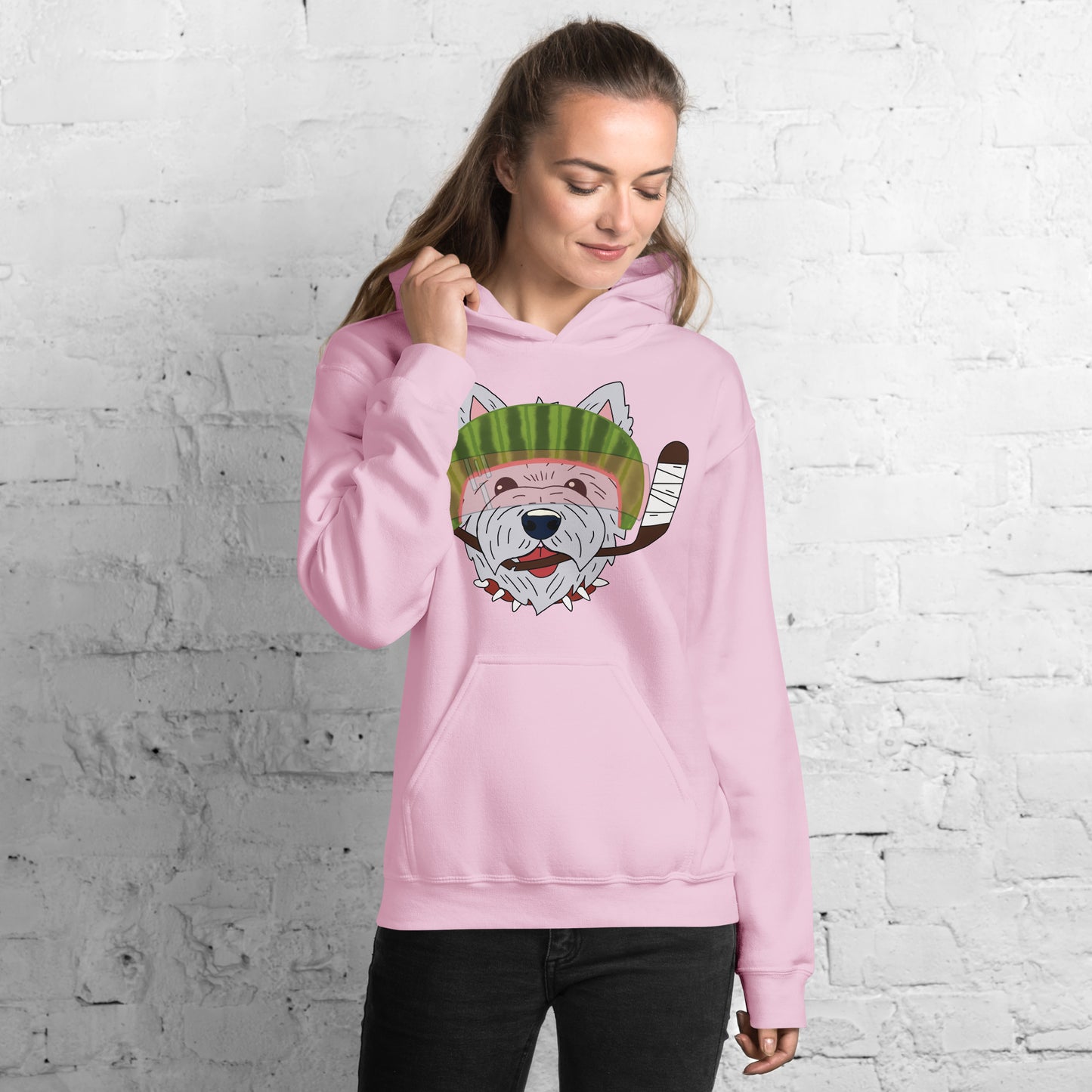 Watermelon Westipoos Hockey Hoodie