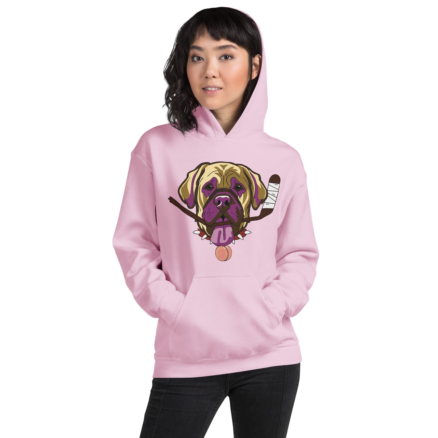 Nectarine Neapolitan Mastiffs Hockey Hoodie