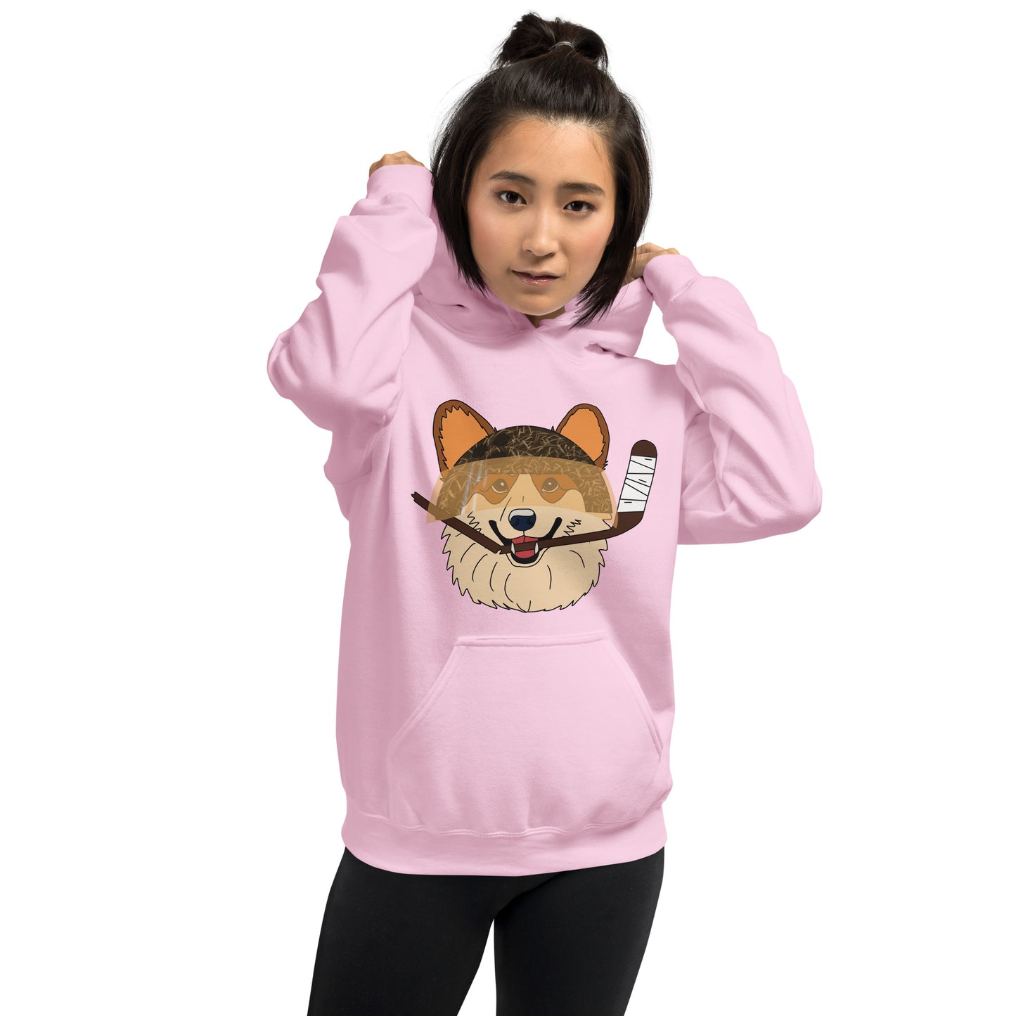 Coconut Corgies Hockey Hoodie