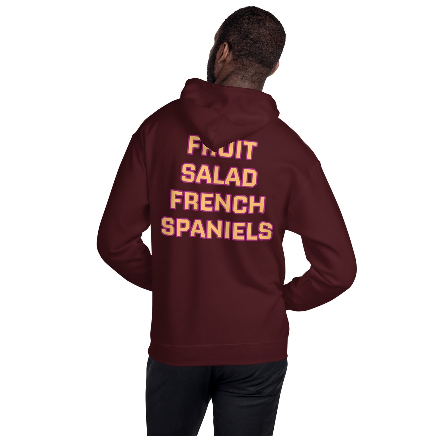 Fruit Salad French Spaniels Hockey Hoodie