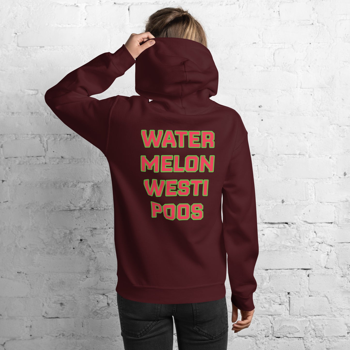 Watermelon Westipoos Hockey Hoodie