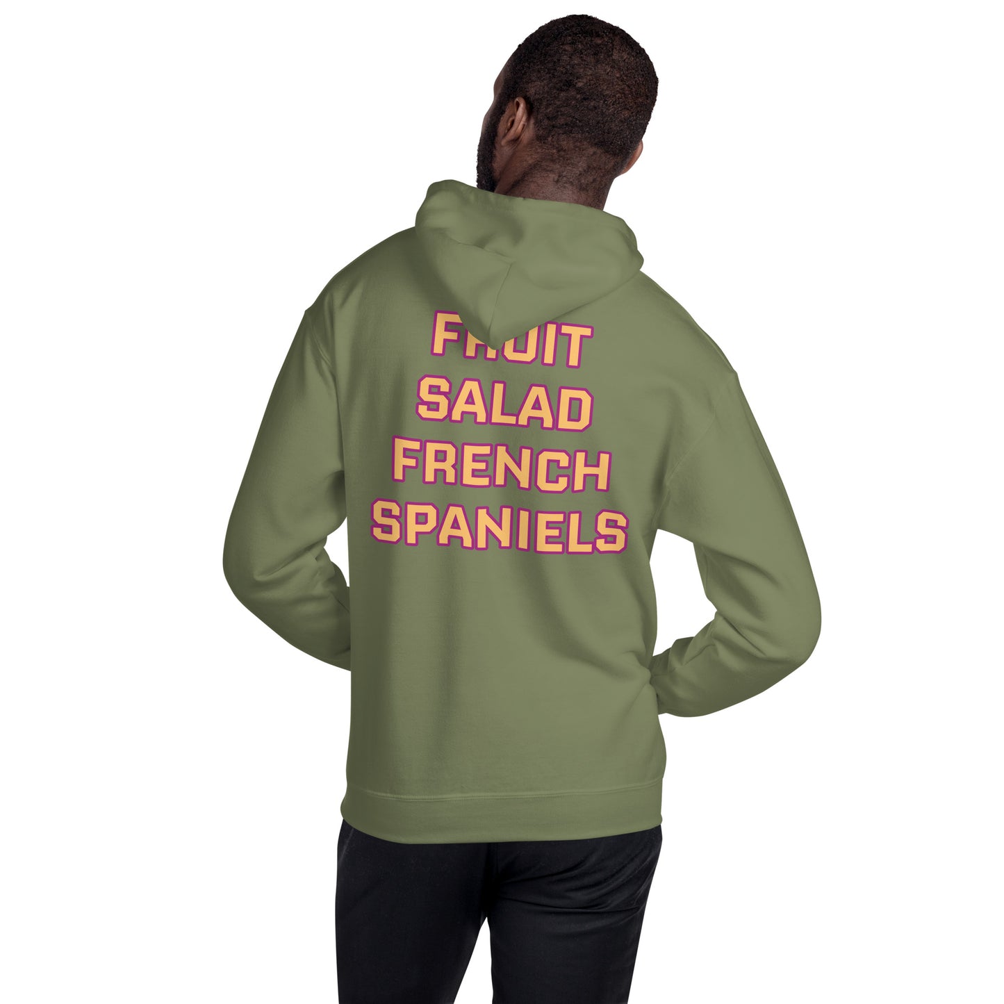 Fruit Salad French Spaniels Hockey Hoodie