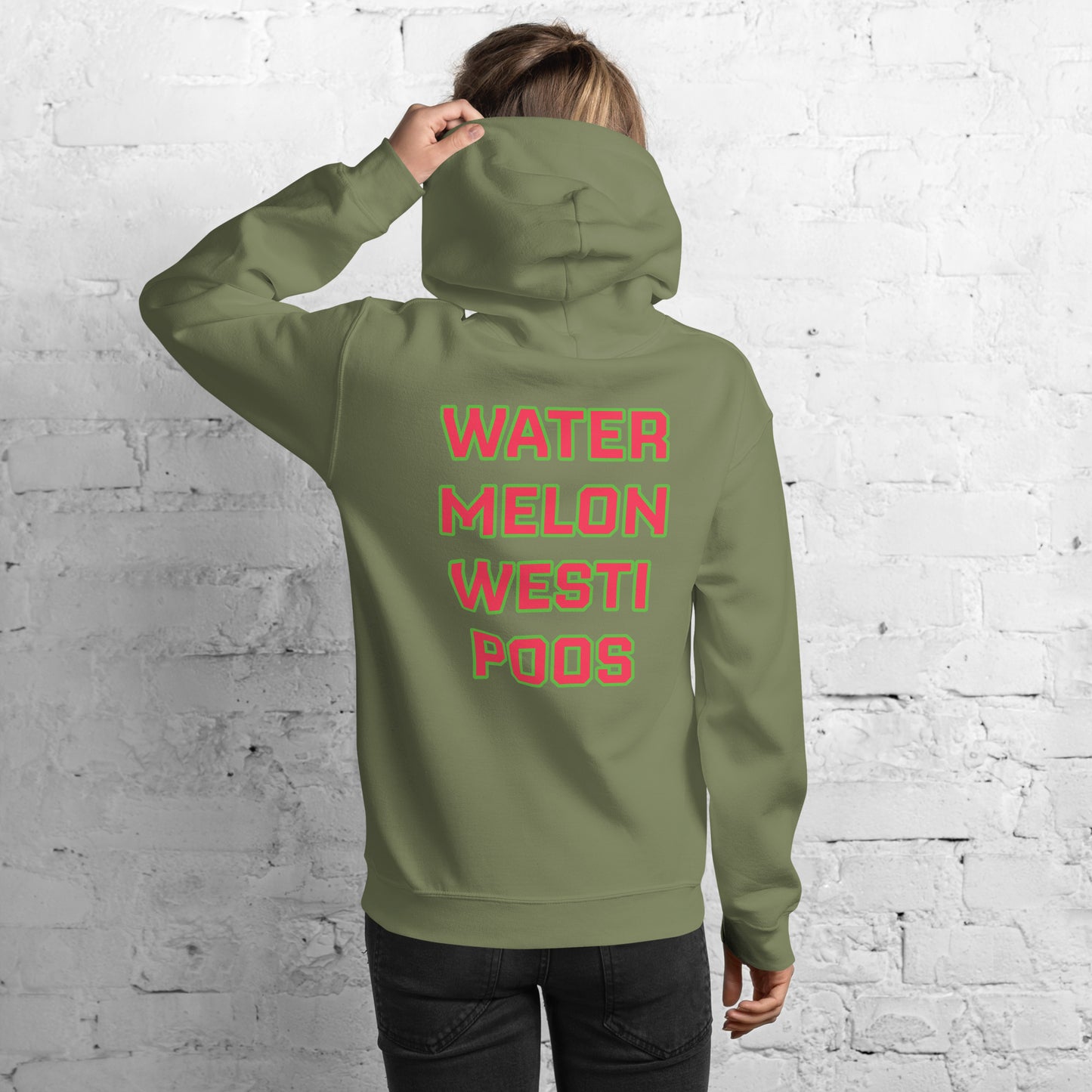 Watermelon Westipoos Hockey Hoodie