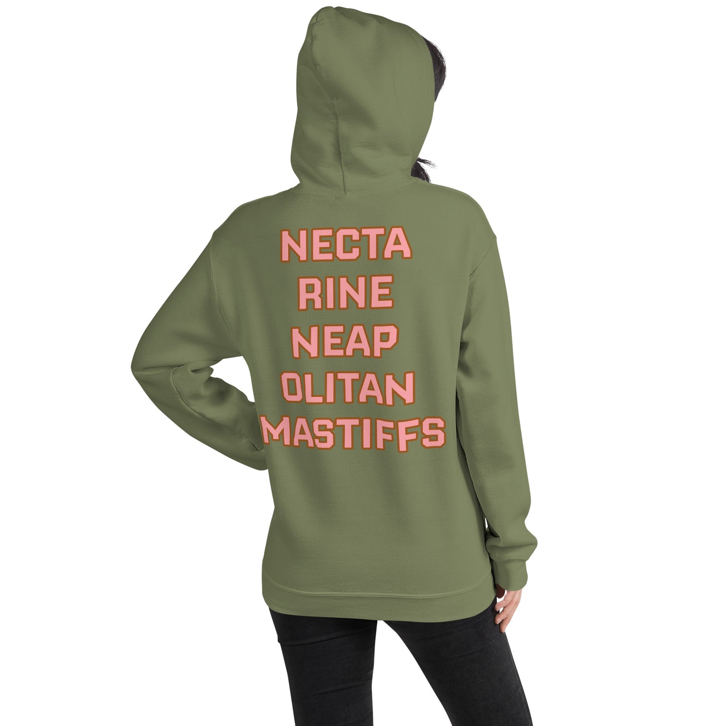 Nectarine Neapolitan Mastiffs Hockey Hoodie