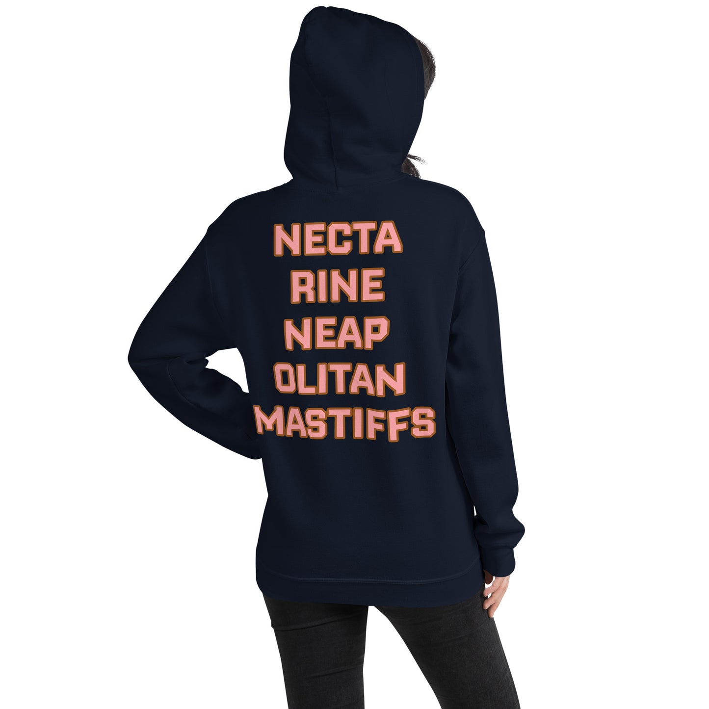 Nectarine Neapolitan Mastiffs Hockey Hoodie