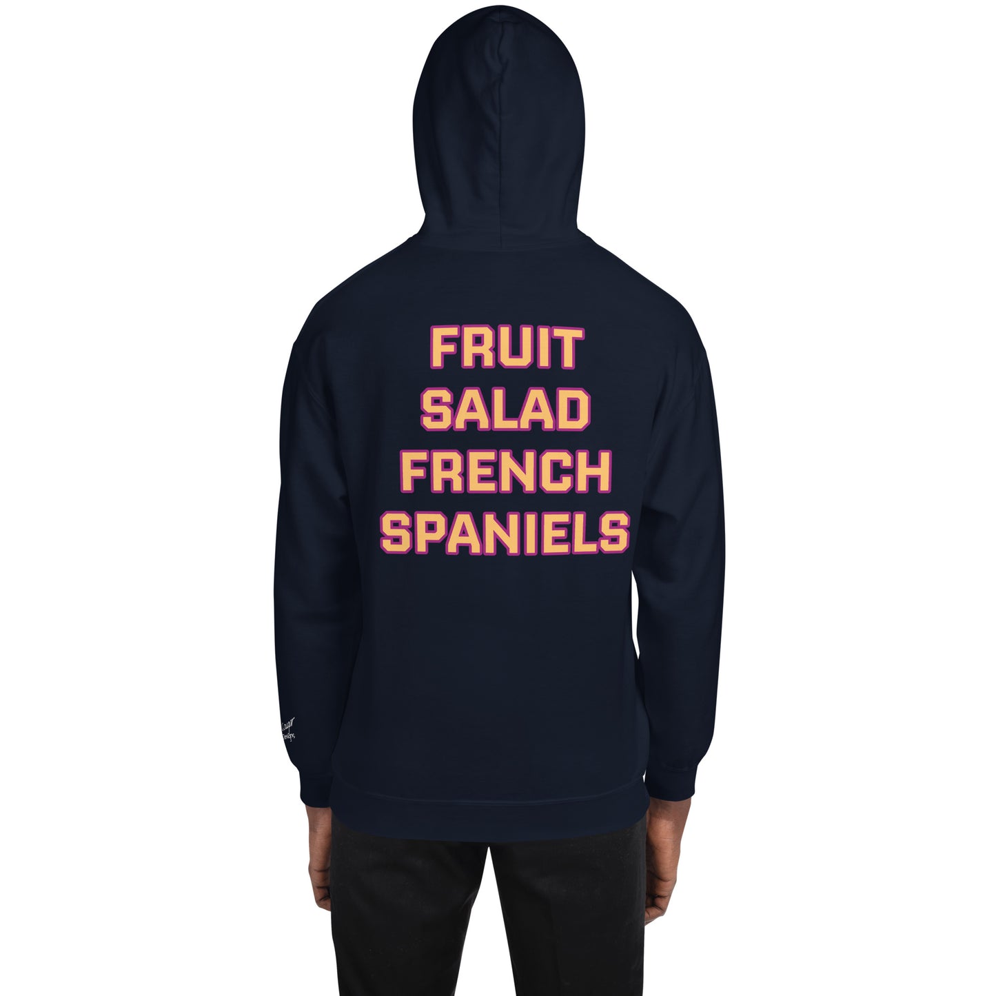 Fruit Salad French Spaniels Hockey Hoodie