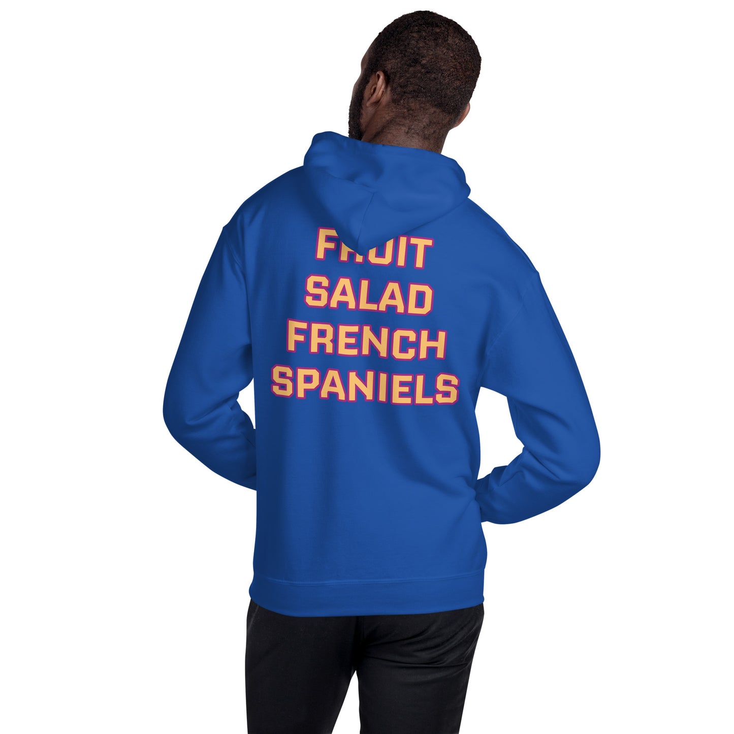 Fruit Salad French Spaniels Hockey Hoodie