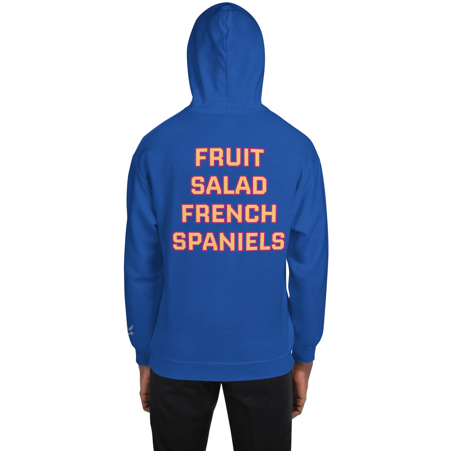 Fruit Salad French Spaniels Hockey Hoodie