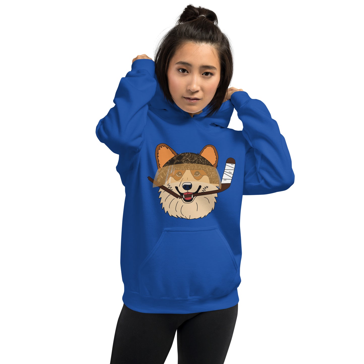 Coconut Corgies Hockey Hoodie